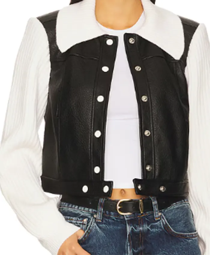 Peyton Ramsey Elsbeth S03 Sherpa Bomber Jacket For Sale