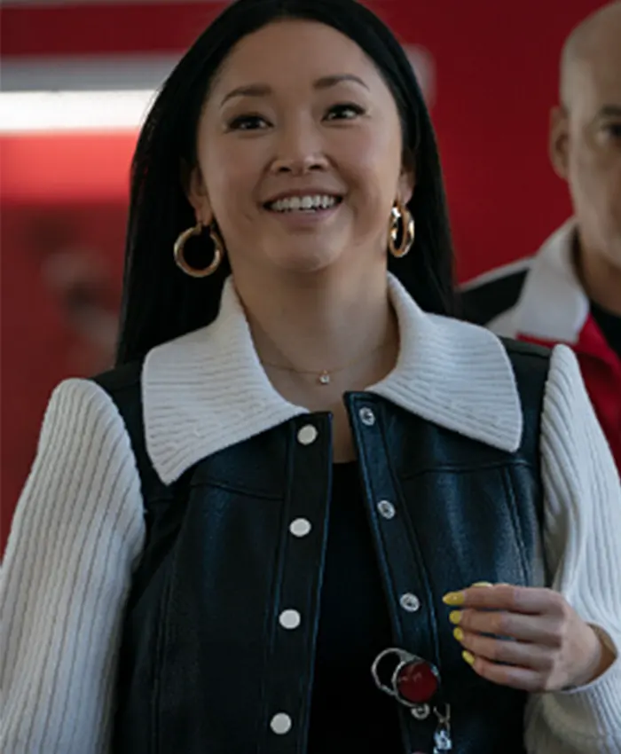 Peyton Ramsey Elsbeth S03 Sherpa Bomber Jacket