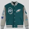 Philadelphia Eagles OVO 2025 Varsity Jacket