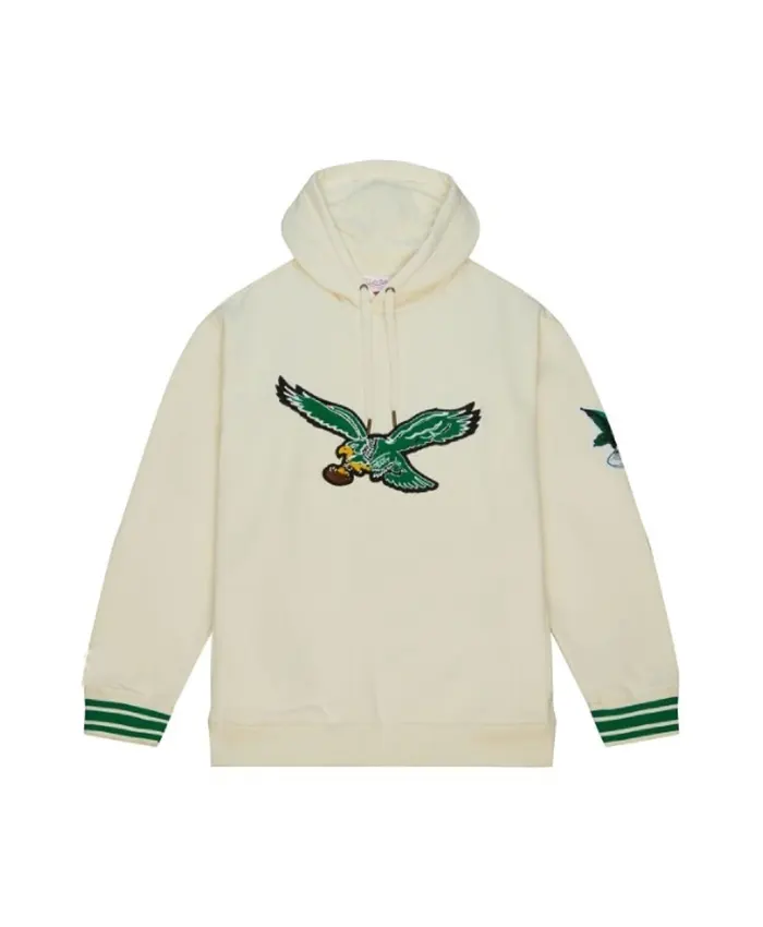 Philadelphia Eagles Retro White Hoodie