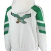 Philadelphia Eagles White Hooded Jacket For Sale