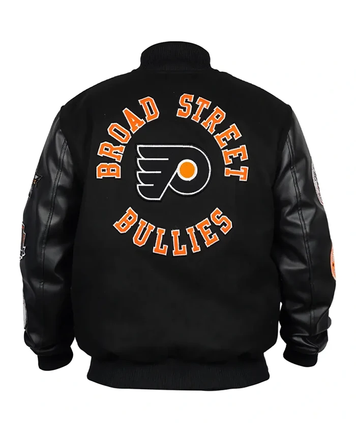 Philadelphia Flyers Black Out Team Logo Jacket Back