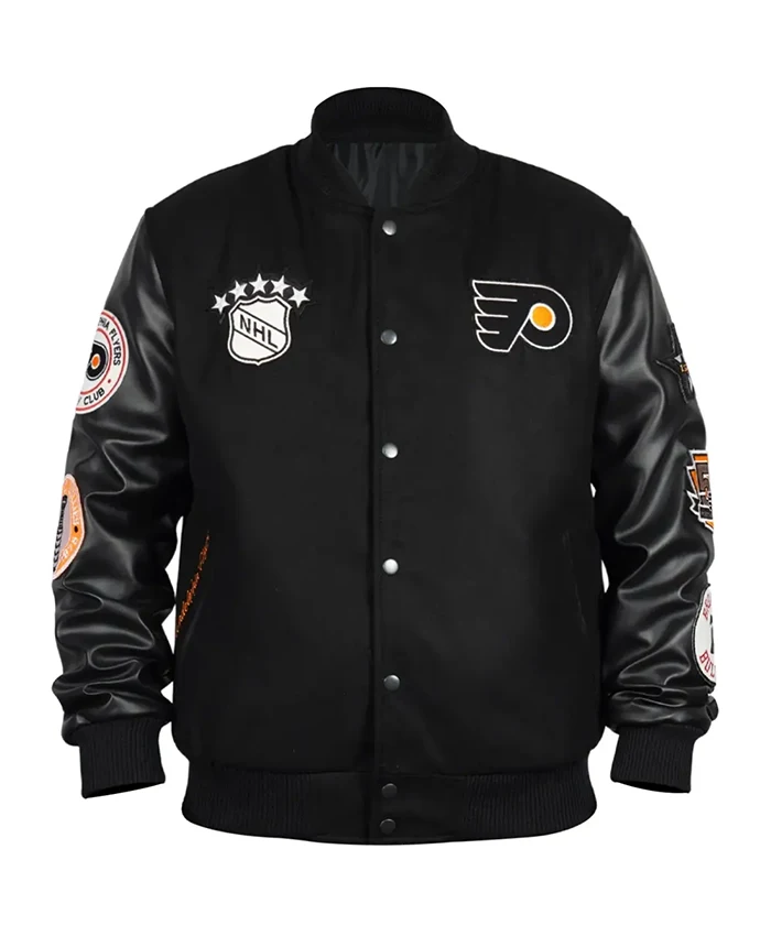Philadelphia Flyers Black Out Team Logo Jacket
