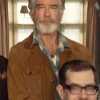 Pierce Brosnan The Thursday Murder Club Brown Jacket For Sale