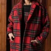 Piper Mistletoe Murders S02 Red Checked Coat For Sale