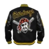 Pittsburgh Pirates Logo Mash Up Black Varsity Jacket For Sale