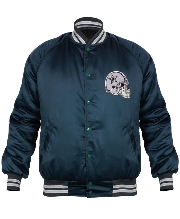 Post Malone Dallas Cowboys Blue Bomber Jacket