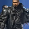 Present Future Tour Usher Past Black Jacket - Closeup
