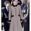 Princess Charlotte Christmas Morning Service 2025 Beige Coat