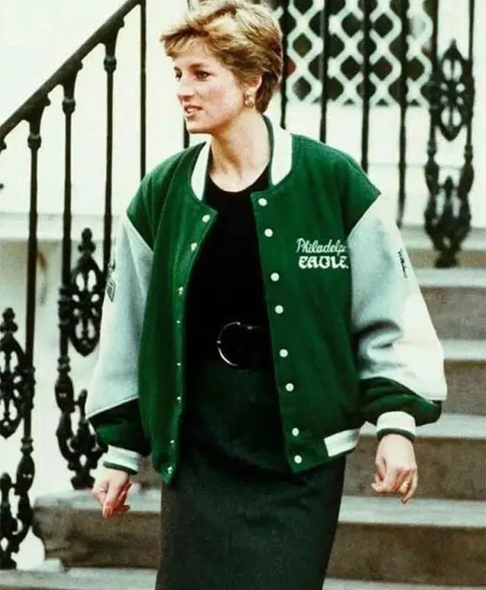 Princess Diana Philadelphia Eagles Jacket For Sale