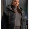 Queen Latifah The Equalizer S05 Sherpa Hooded Jacket