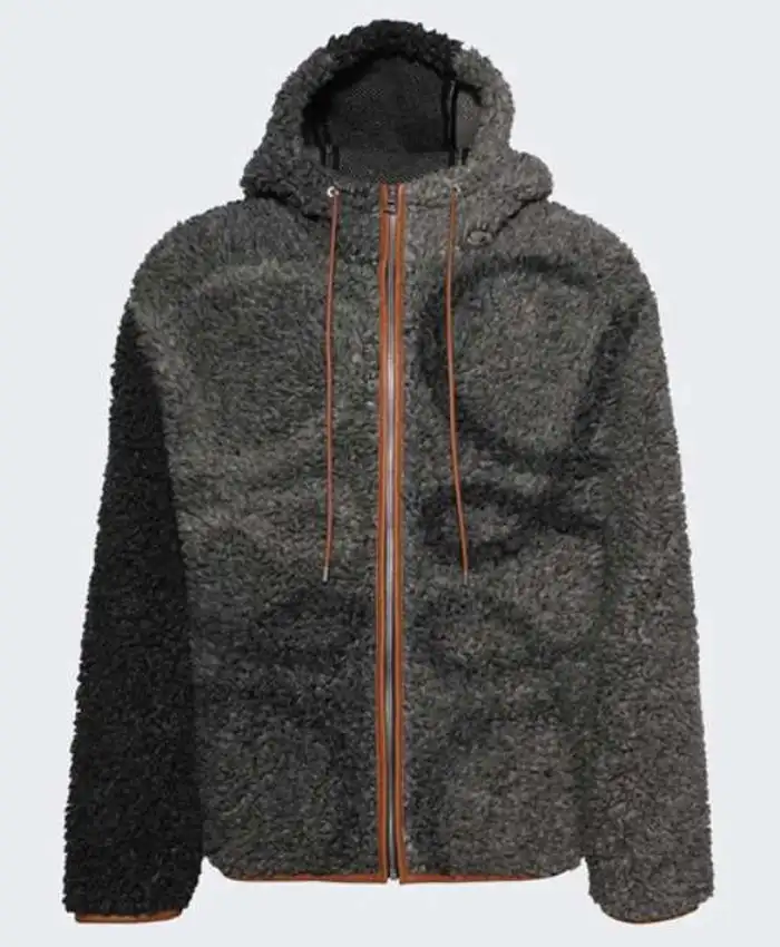 Queen Latifah The Equalizer S05 Sherpa Hooded Jacket-front