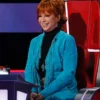 Reba McEntire The Voice S28 Blue Fringe Coat For Sale