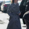 Rebecca Hall The Beauty Grey Wool Coat