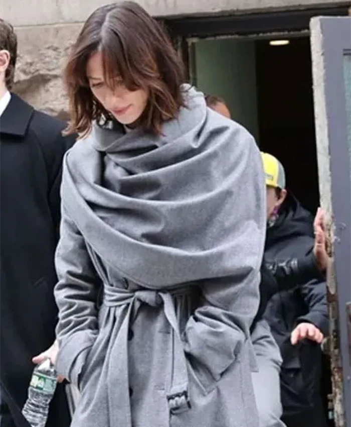 Rebecca Hall The Beauty Grey Wool Coat For Sale