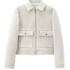 Rhiannon Fish The Christmas Cup White Jacket For Sale