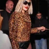 Rita Ora Spring Summer 2026 Leopard Print Jacket For Sale