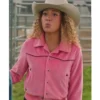 River Heartland S19 Pink Velvet Jacket
