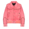 River Heartland S19 Pink Velvet Jacket For Sale