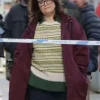 Ruth Jones Run Away Purple Hooded Jacket For Sale