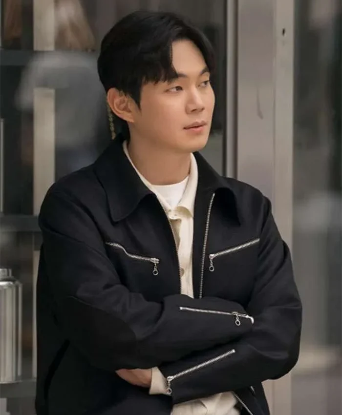 Ryu Kyung Soo Our Unwritten Seoul S01 Black Jacket