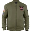 San Francisco 49ers Nike 2025 Salute to Service Sideline Olive Green Bomber Jacket