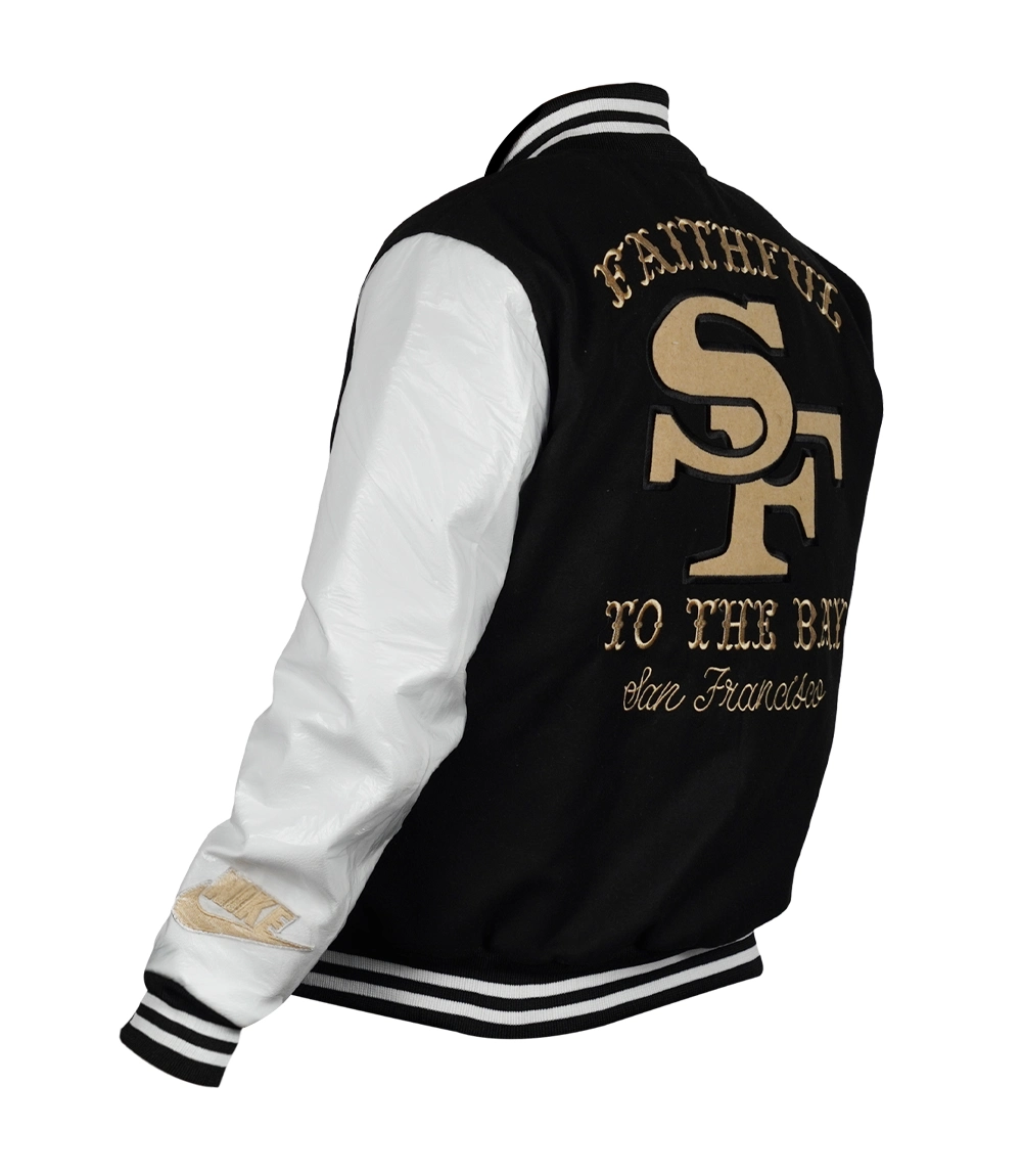 San Francisco 49ers Nike Rivalries Wool Varsity Jacket