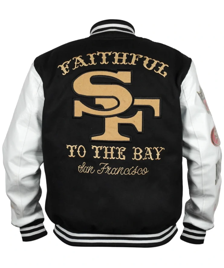 San Francisco 49ers Rivalries Varsity Jacket-Back