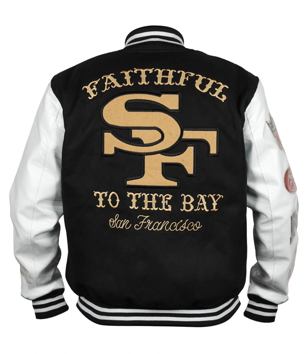 San Francisco 49ers Rivalries Varsity Jacket-Back