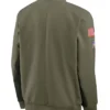 San Francisco 49ers Salute to Service 2025 Bomber Jacket For Sale