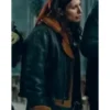 Sara Khorami Troll 2 Shearling Leather Jacket For Sale
