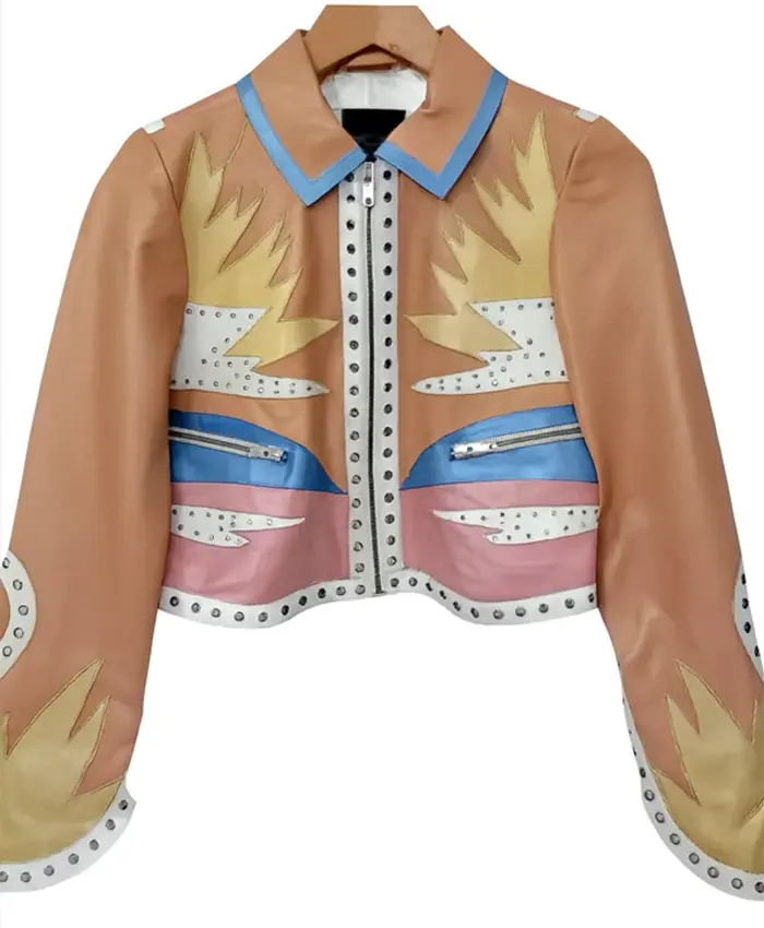 Sarah Hadland Daddy Issues S02 Studded Leather Jacket For Sale