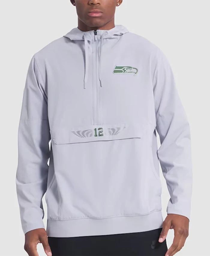 Seattle Seahawks Rivalries Anorak Grey Jacket For Sale