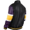 Sebastian Minnesota Vikings Black Leather Jacket For Men and Women