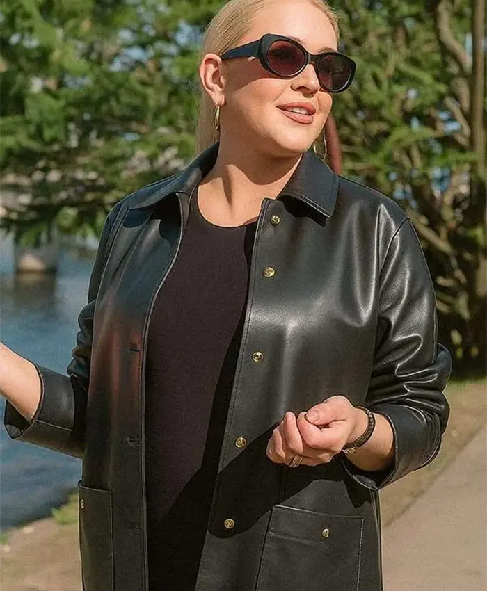 Shannon Beador Real Housewives of Orange County S19 Black Jacket For Sale