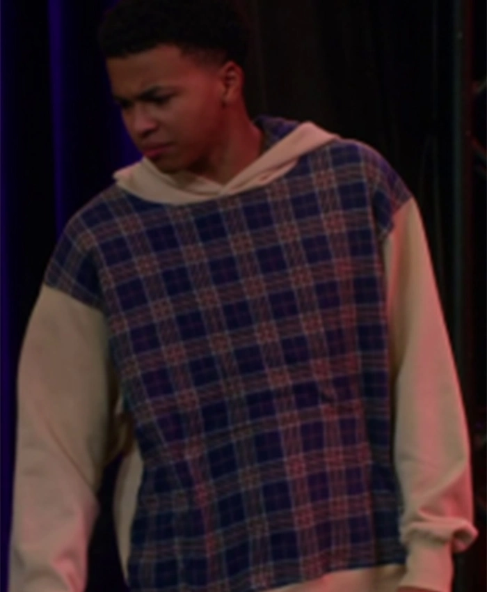 Shaun Dixon Vampirina Teenage Vampire S01 Plaid Hoodie