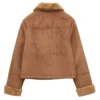 Shop Baked With Love Holiday Brown Shearling Jacket