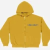 Shop Billie Eilish Yellow Zip-up Hoodie