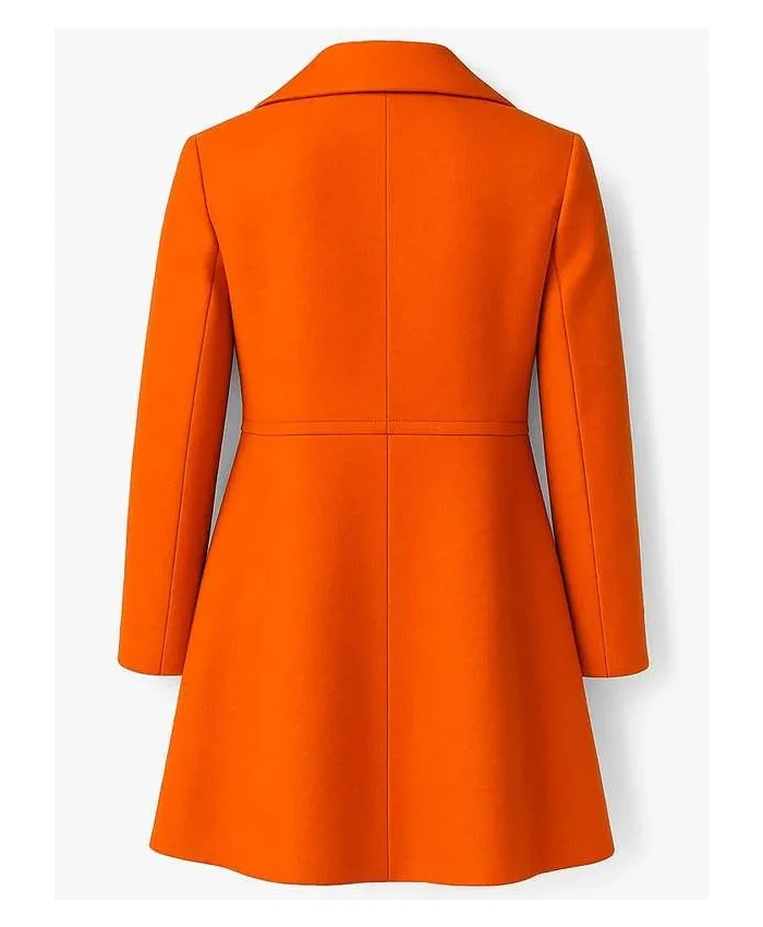 Shop Elsbeth Tascioni Elsbeth S03 Orange Coat