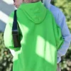 Shop Hailey Bieber Street Style Green Hoodie