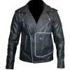 Shop John Travolta Grease T-Birds Black Leather Jacket