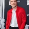 Shop Josh Hutcherson Marty Supreme Event Red Jacket