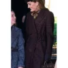Shop Kate Middleton Christmas Morning Service 2025 Plaid Coat