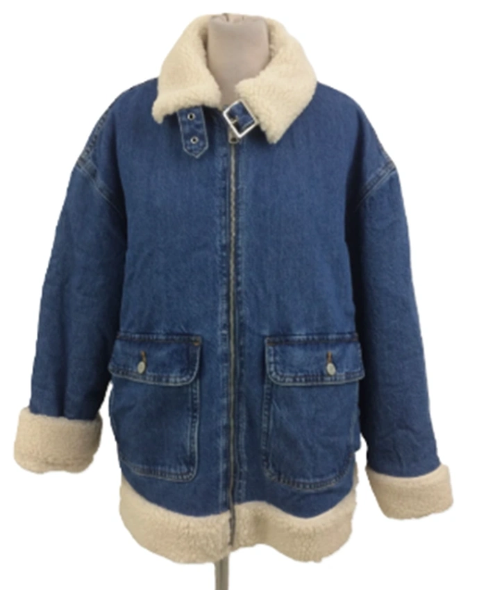 Shop Kate Tucker Twelve Dates til Christmas Sherpa Denim Jacket