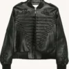 Shop Lady Gaga Concert 2025 Black Leather Jacket