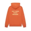 Shop Lily Collins Emily In Paris S05 Orange Slogan Hoodie