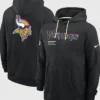 Shop Minnesota Vikings 2025 Crucial Catch Black Hoodie