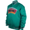 Shop NBA San Antonio Spurs Satin Bomber Jacket
