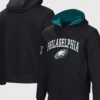 Shop Philadelphia Eagles Linebacker Adaptive Black Hoodie