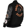 Shop Philadelphia Flyers Black Out Team Logo Jacket